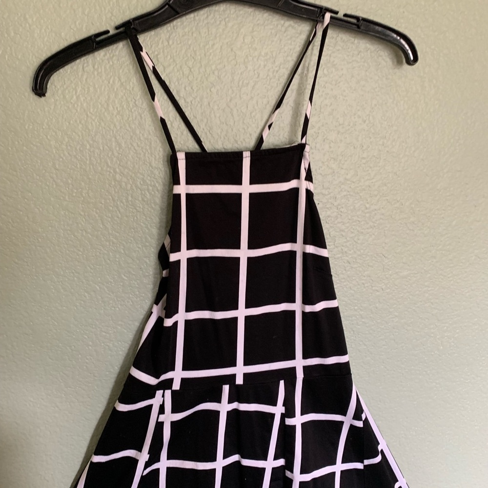 Open Cross Back A line dress